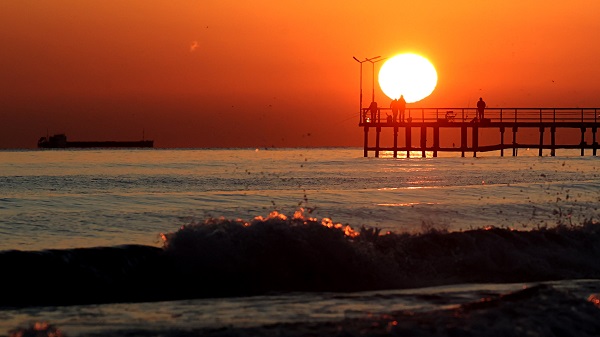 Foto - Samsun’da gün doğumu böyle görüntülendi