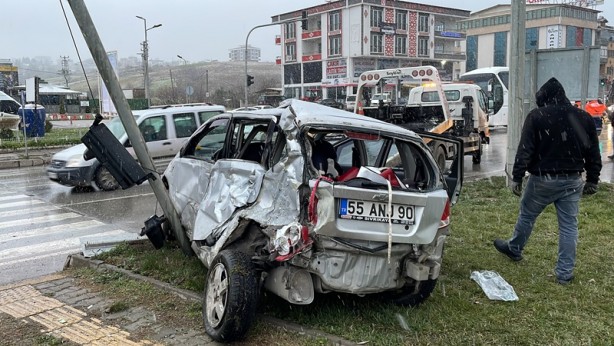 Foto - Samsun'da trafik kazası