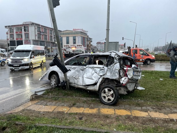 Foto - Samsun'da trafik kazası