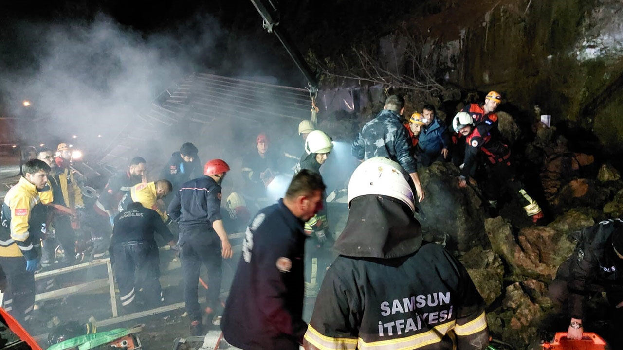 Samsun'daki heyelan faciasından kahreden haber