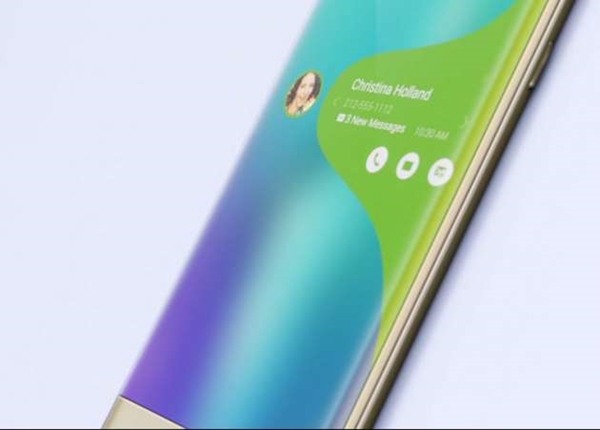 Foto - Samsung kavisli dev telefonunu tanıttı