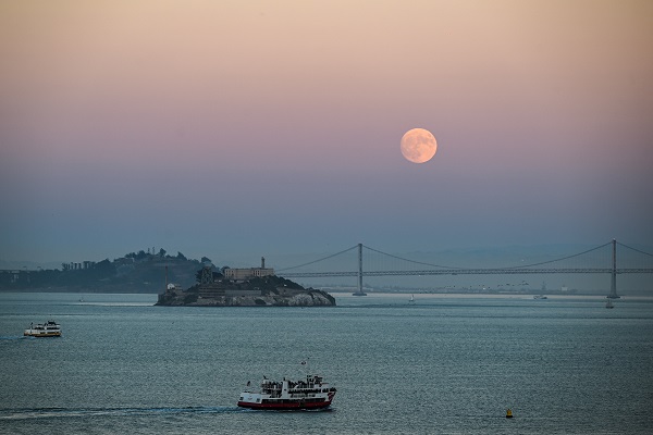 Foto - San Francisco'da 'Süper Ay'