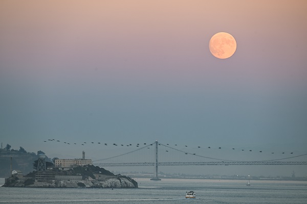 Foto - San Francisco'da 'Süper Ay'
