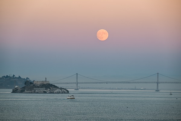Foto - San Francisco'da 'Süper Ay'
