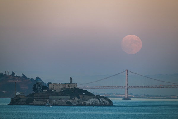 Foto - San Francisco'da 'Süper Ay'