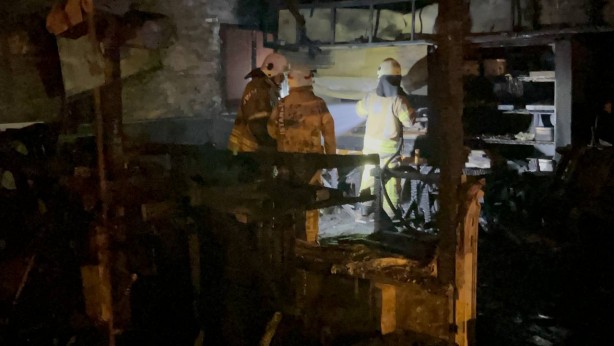 Sancaktepe'de restoranda yangın