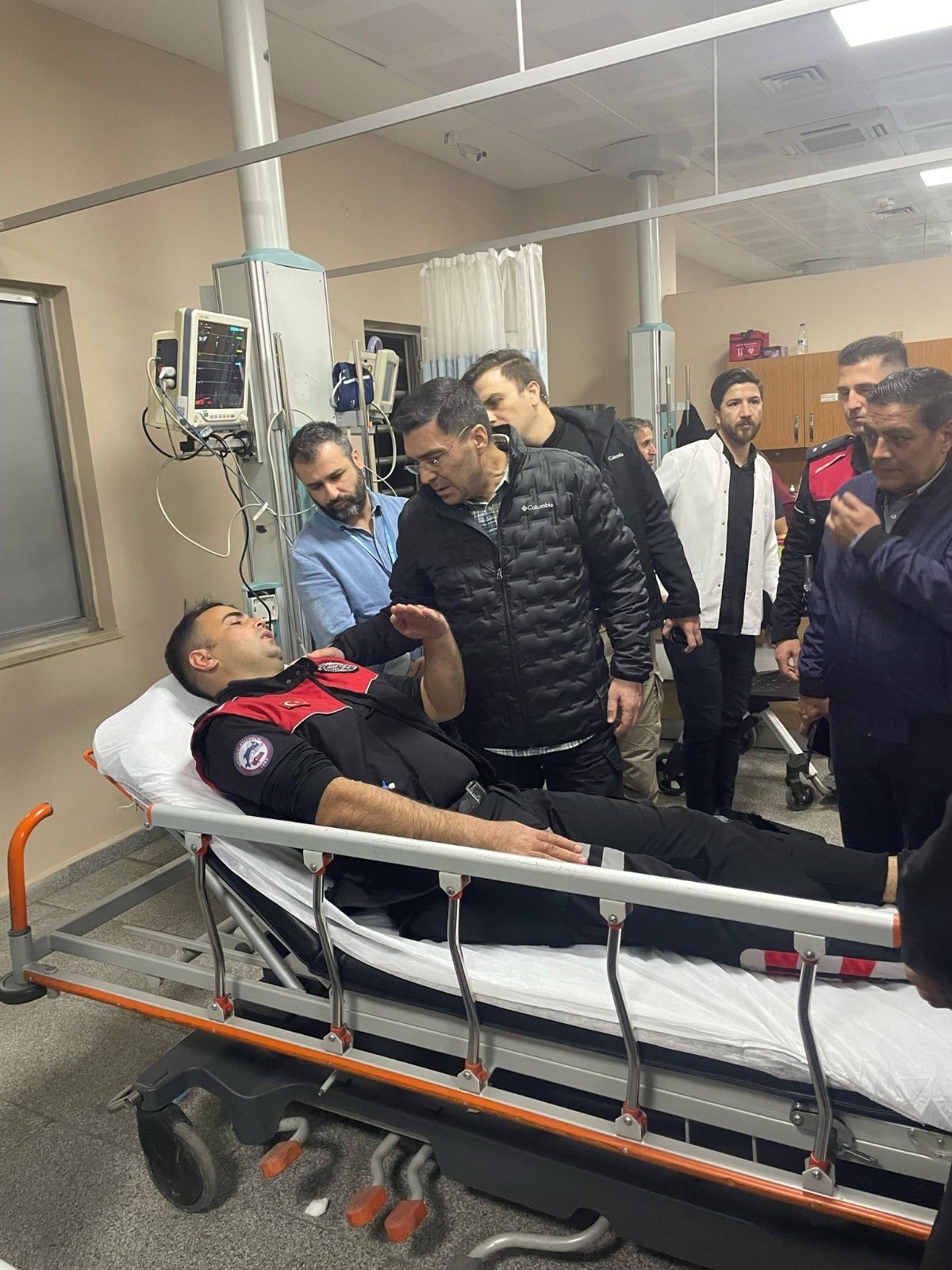 Foto - Şanlıurfa'da motorize polis ekibi kaza yaptı! 2 polis yaralandı