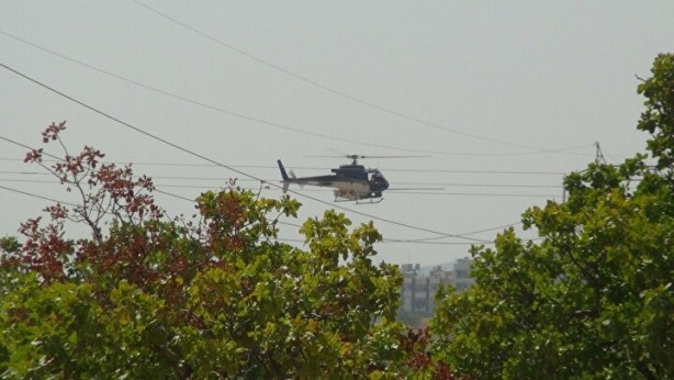 Foto - Şanlıurfa'da panik! 'Helikopter tellere takıldı'