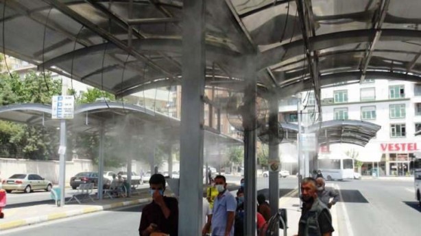 Foto - Şanlıurfa’da serinleten uygulama