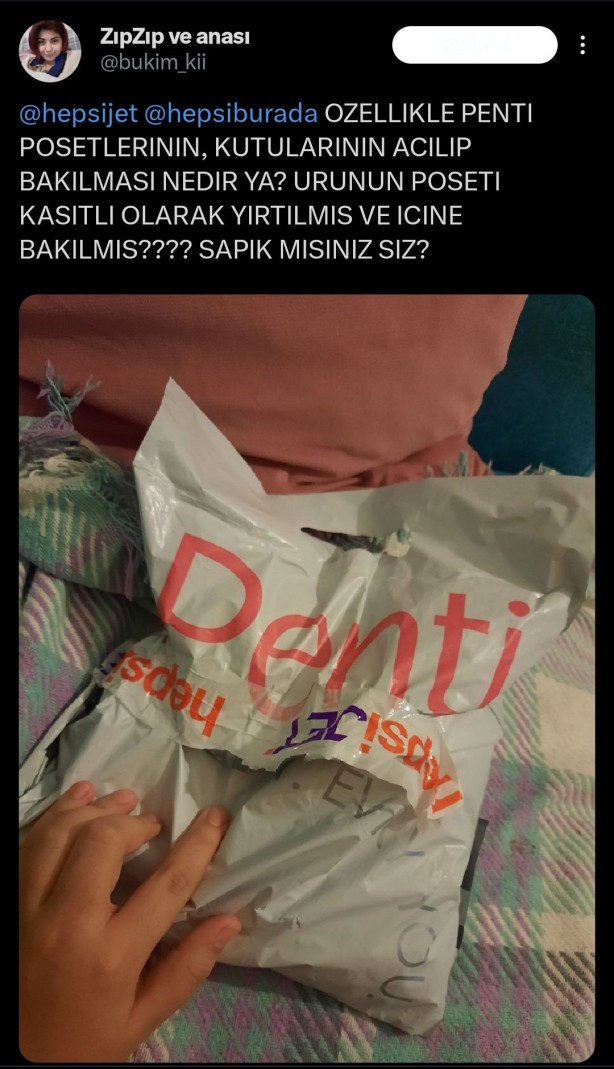 Foto - Sapık kuryeler, kadınları çileden çıkardı! Ünlü markanın kargoları böyle gelmeye başladı