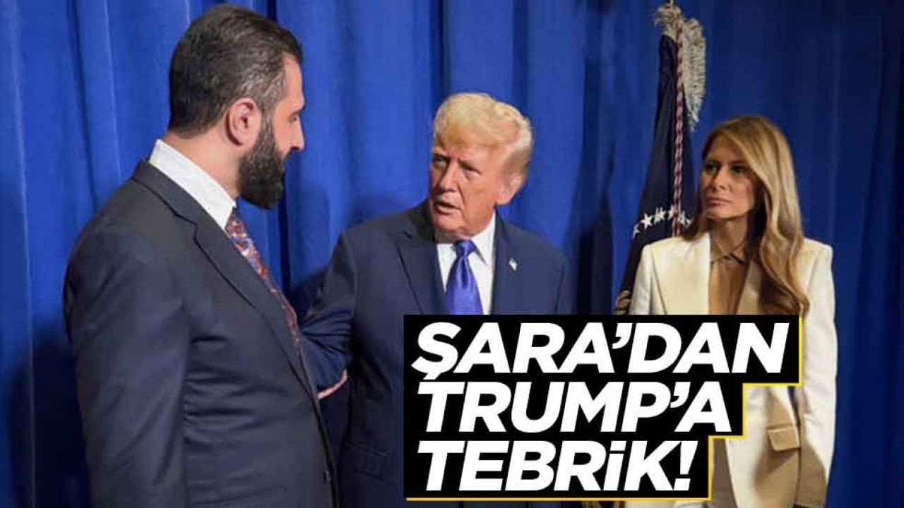Şara'dan Trump'a tebrik