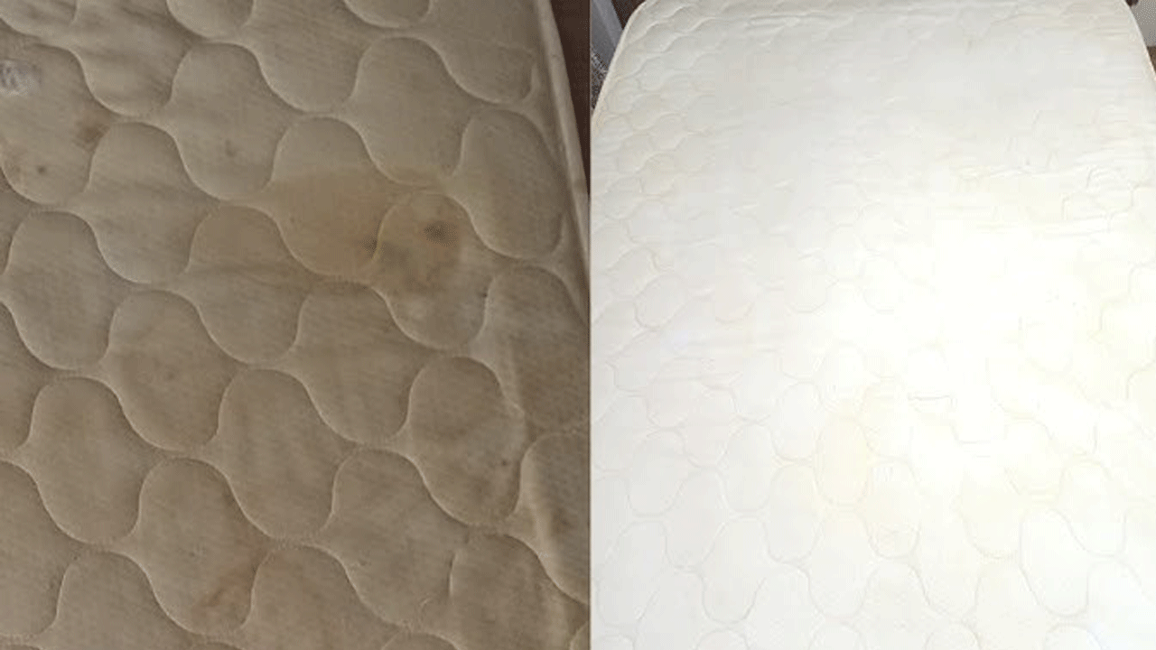 Foto - Sararmış yatakları ütü ile temizleme! Yataktaki sarı lekeleri 5 dakikada yok eden yöntem
