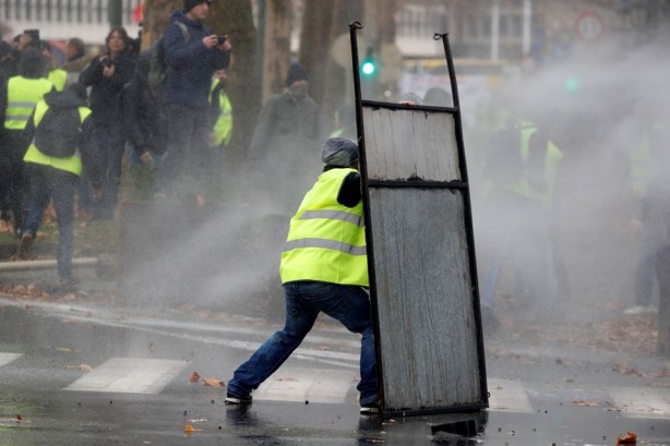 Foto - 'Sarı yelekliler'in protestosu AB Başkenti'ne sıçradı
