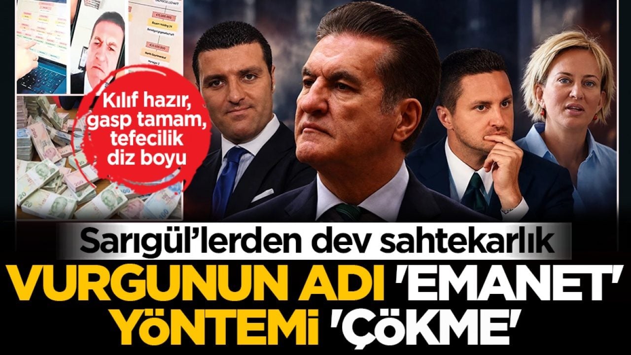 Sarıgül’lerden dev sahtekarlık: Vurgunun adı ‘emanet’, yöntem ‘çökme’! Kılıf hazır, gasp tamam, tefecilik diz boyu