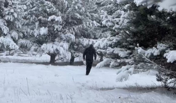 Foto - Sarıkamış beyaza büründü