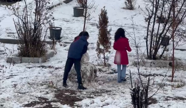 Foto - Sarıkamış beyaza büründü