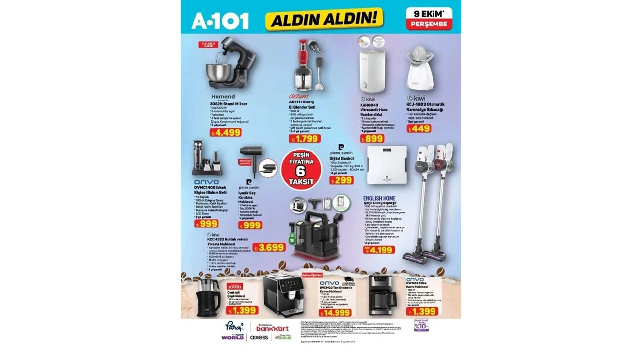 Foto - Şarjlı Dikey Süpürge geliyor! A101’de 9 Ekim 2025 indirimleri belli oldu