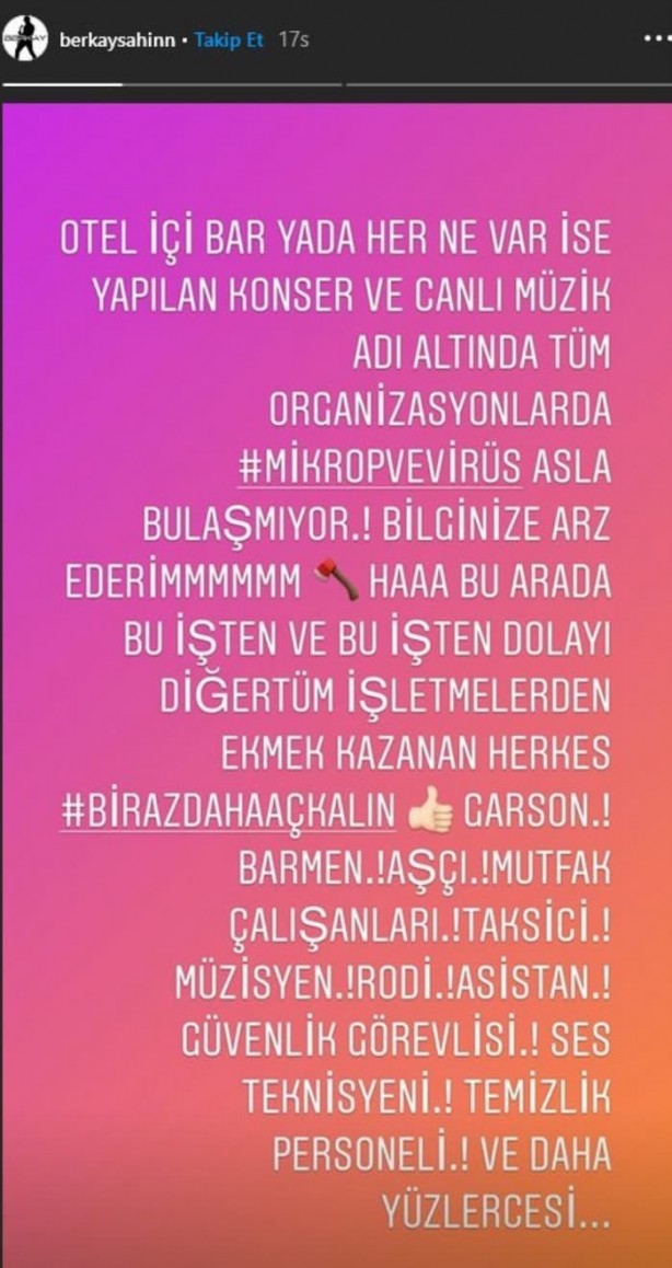 Foto - Şarkıcı Berkay'dan tepki çeken sözler