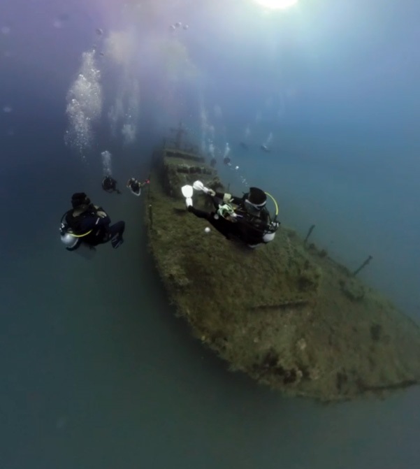 Foto - Saros Körfezi'ndeki batık gemi böyle görüntülendi