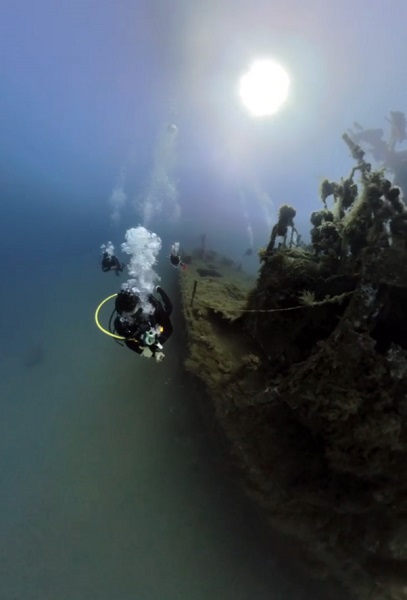 Foto - Saros Körfezi'ndeki batık gemi böyle görüntülendi