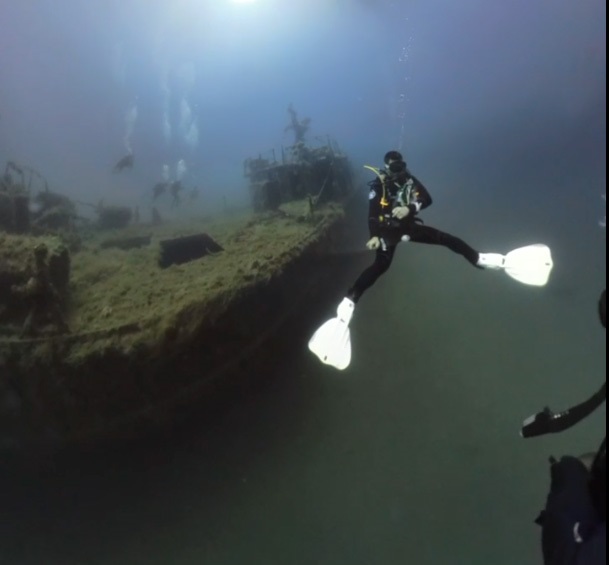Foto - Saros Körfezi'ndeki batık gemi böyle görüntülendi