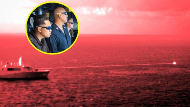 Savaş gemisi geldi! Lazer silahıyla ateşlediler… İki ülke ile rekabete girmişlerdi