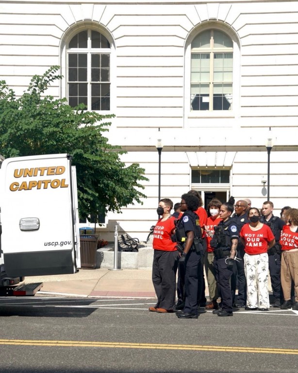 Foto - Savaş karşıtı Yahudilerden ABD Kongresi’nde İsrail protestosu