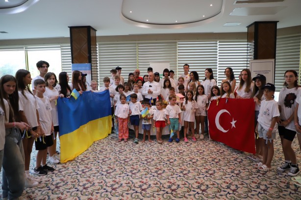 Foto - Savaş mağduru 50 Ukraynalı çocuk Büyükçekmece'de düzenlenen kampta buluştu