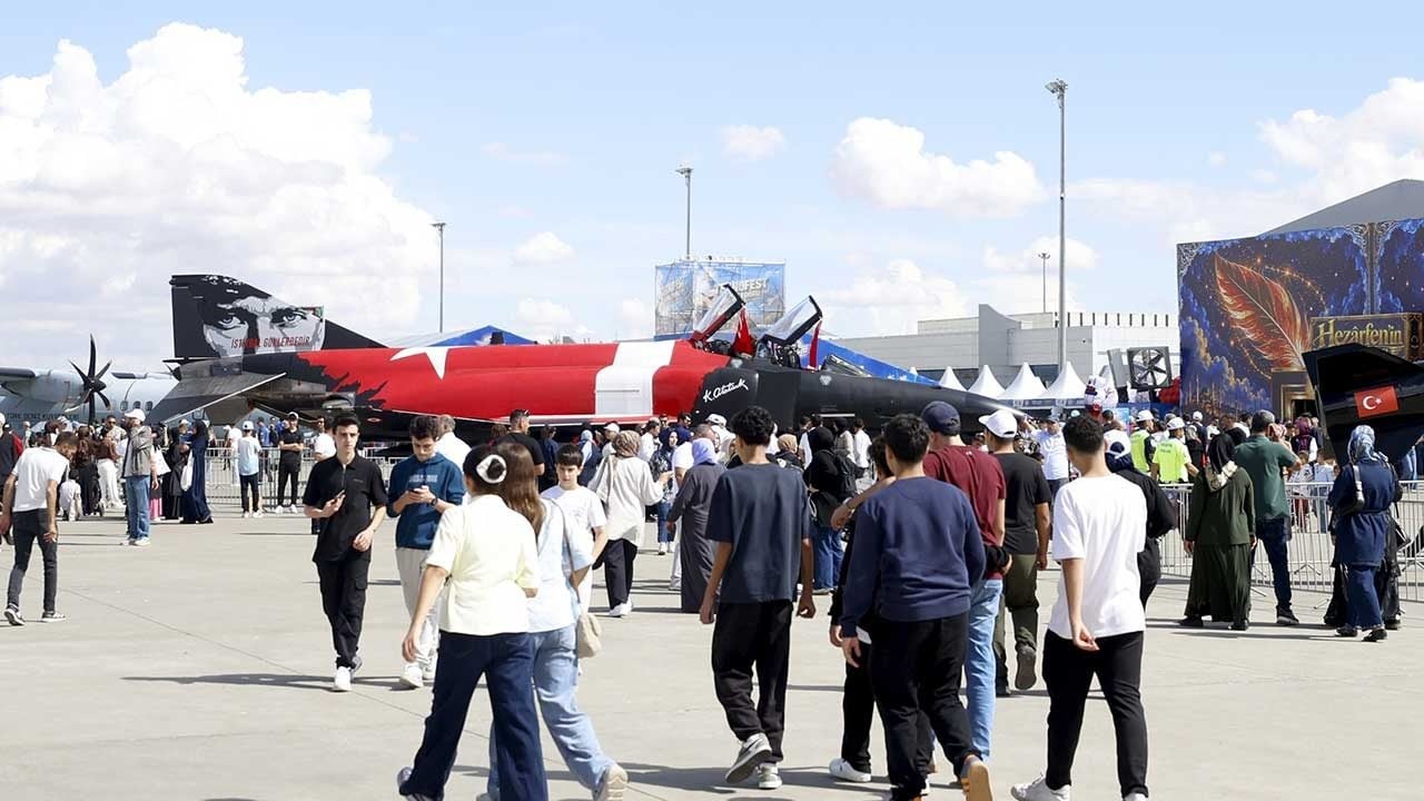 Foto - Savaş uçağı gövdesiyle TEKNOFEST'e damga vurdu