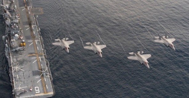 Foto - Savaşa hazırlık sesleri! F-35’ler resmen harekete geçirildi