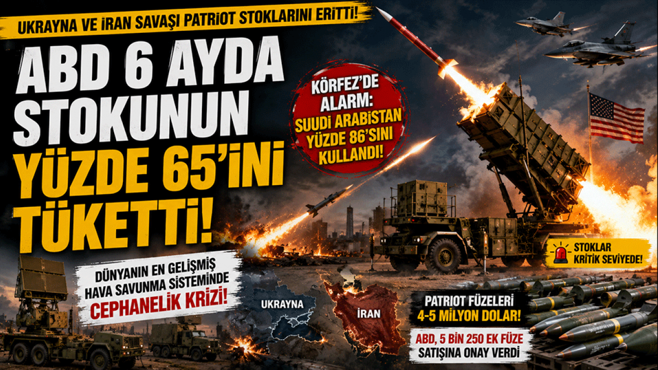 Savaşlar Patriot cephaneliğini eritti! ABD 6 ayda stokunun yüzde 65'ini tüketti: Körfez'de alarm