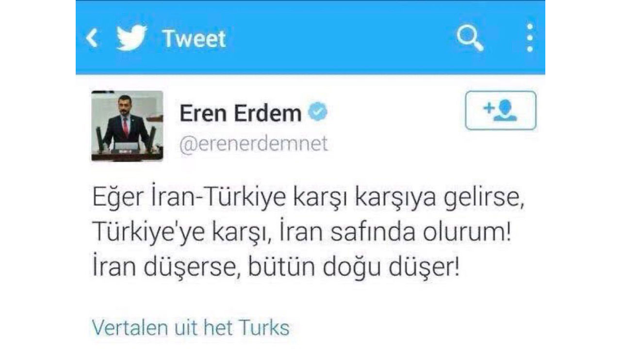 Foto - "Savaşta Türkiye’nin yanında durmam" diyordu! Eren Erdem artık siyaset çöplüğünde