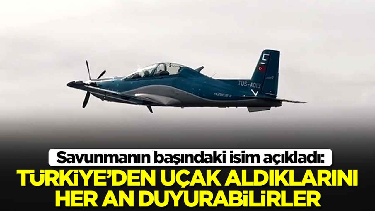 Savunmanın başındaki isim açıkladı: Türkiye'den uçak aldıklarını her an duyurabilirler