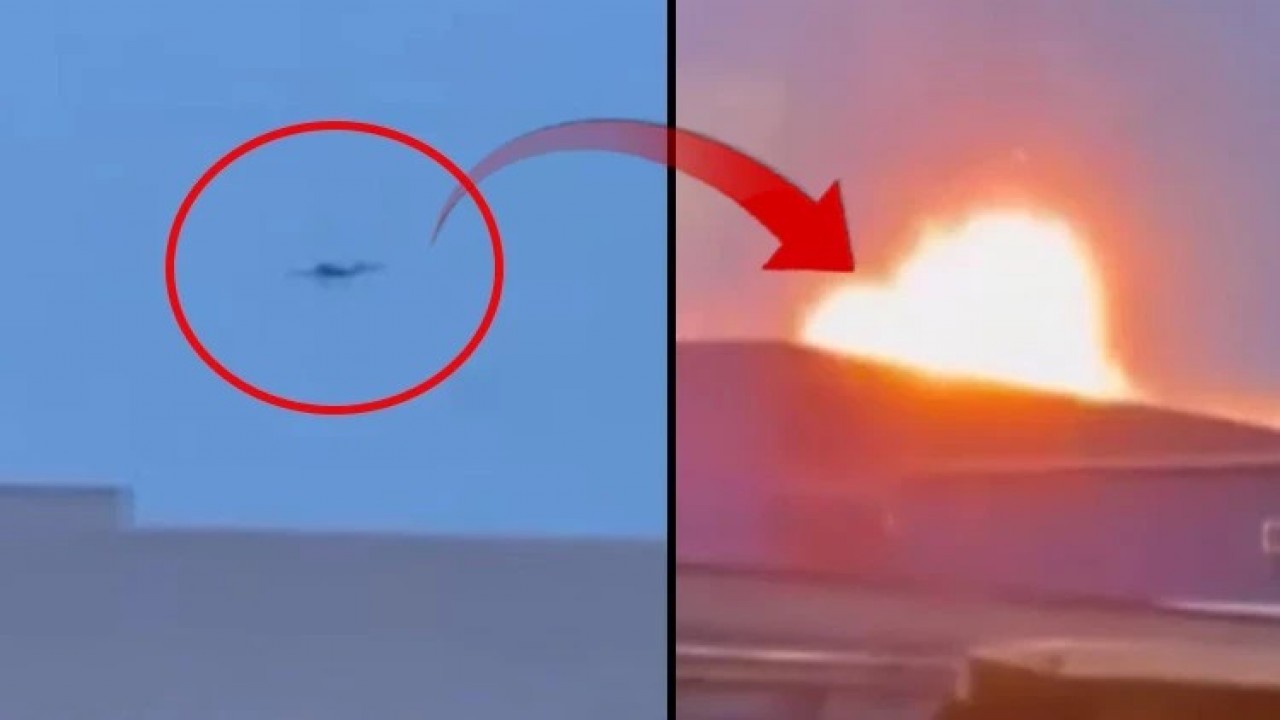 Savunma sanayi tesisi vuruldu! İHA'lar perte çıktı