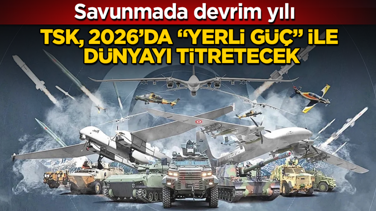 Savunmada devrim yılı: TSK, 2026’da “yerli güç” ile dünyayı titretecek