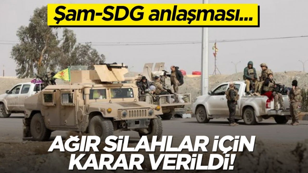 SDG/YPG Suriye'ye entegre olmuştu... Ağır silahlar için karar verildi!
