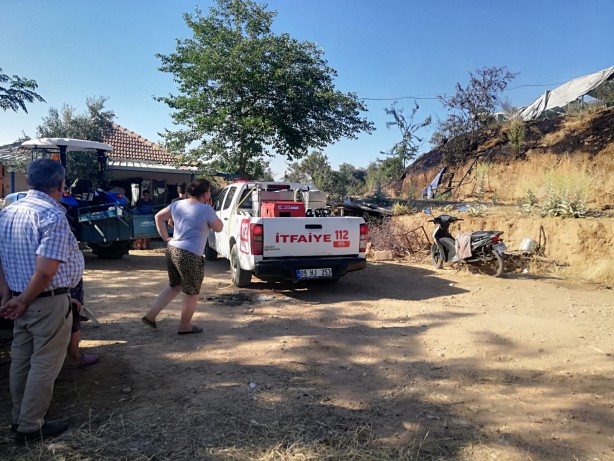 Foto - Sebebi belirlenemeyen yangınlara bir yenisi daha eklendi! 100 dönümlük zeytin ve çam ağaçları zarar gördü