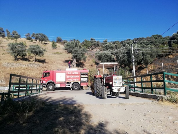 Foto - Sebebi belirlenemeyen yangınlara bir yenisi daha eklendi! 100 dönümlük zeytin ve çam ağaçları zarar gördü
