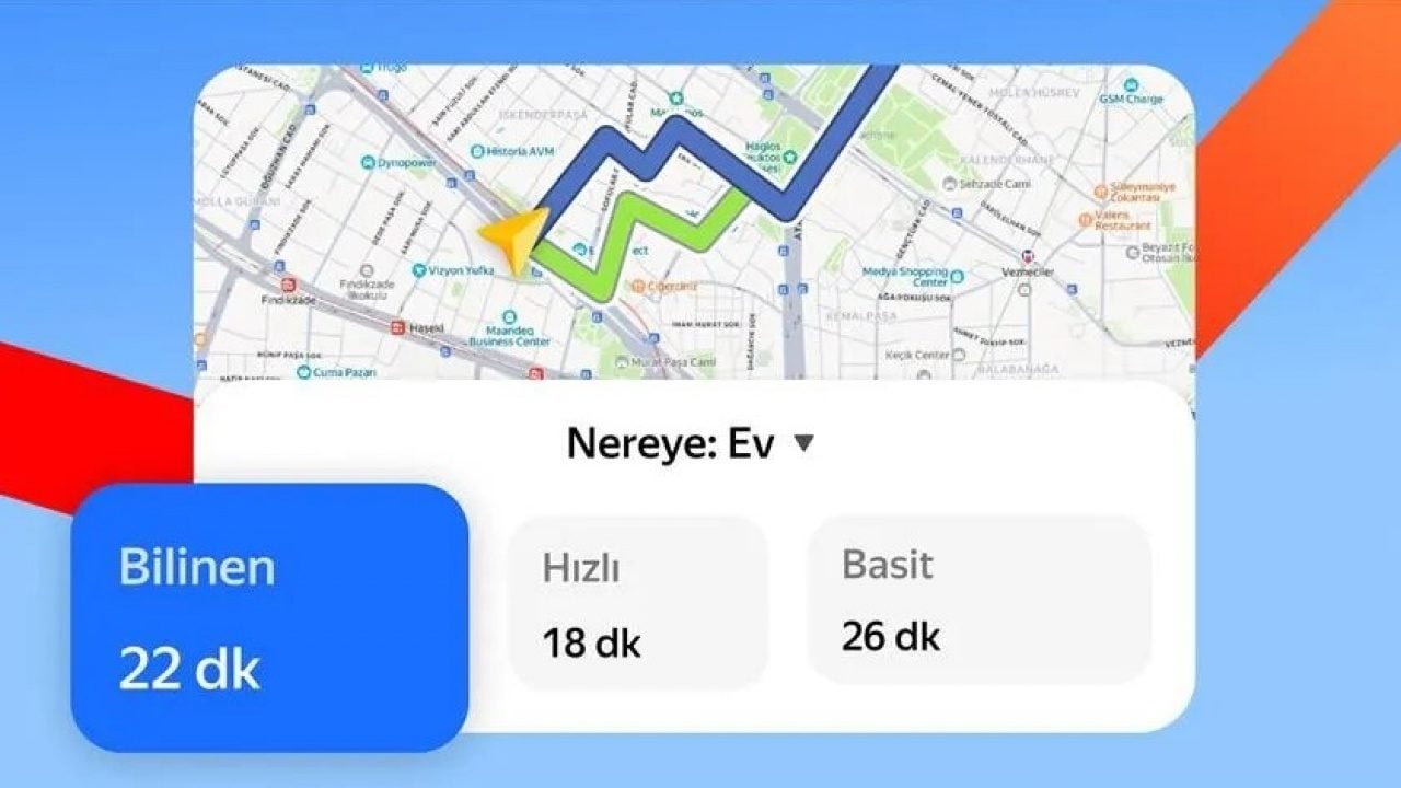 Foto - Seçenekler sistemden seçim sizden! Navigasyonda kişiye özel rota dönemi