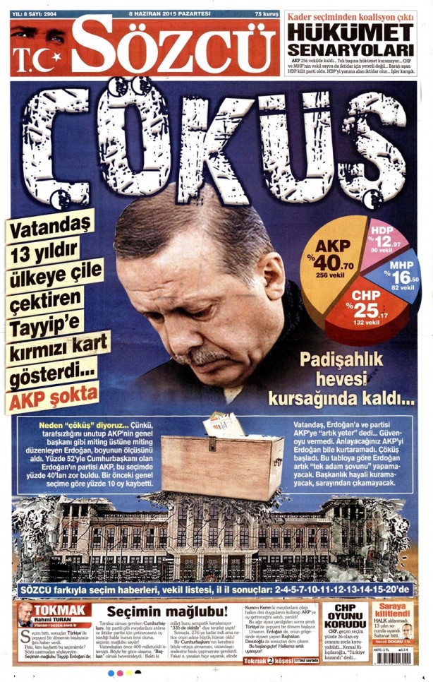 Foto - Seçim sonrası gazete manşetleri