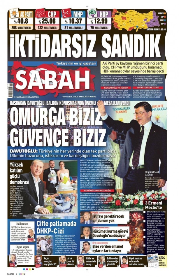 Foto - Seçim sonrası gazete manşetleri