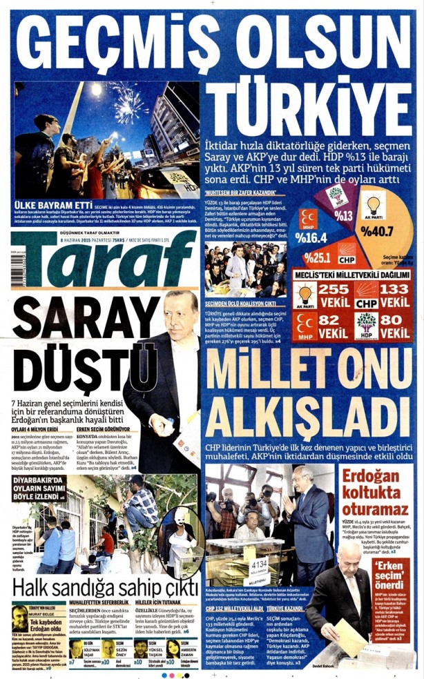 Foto - Seçim sonrası gazete manşetleri