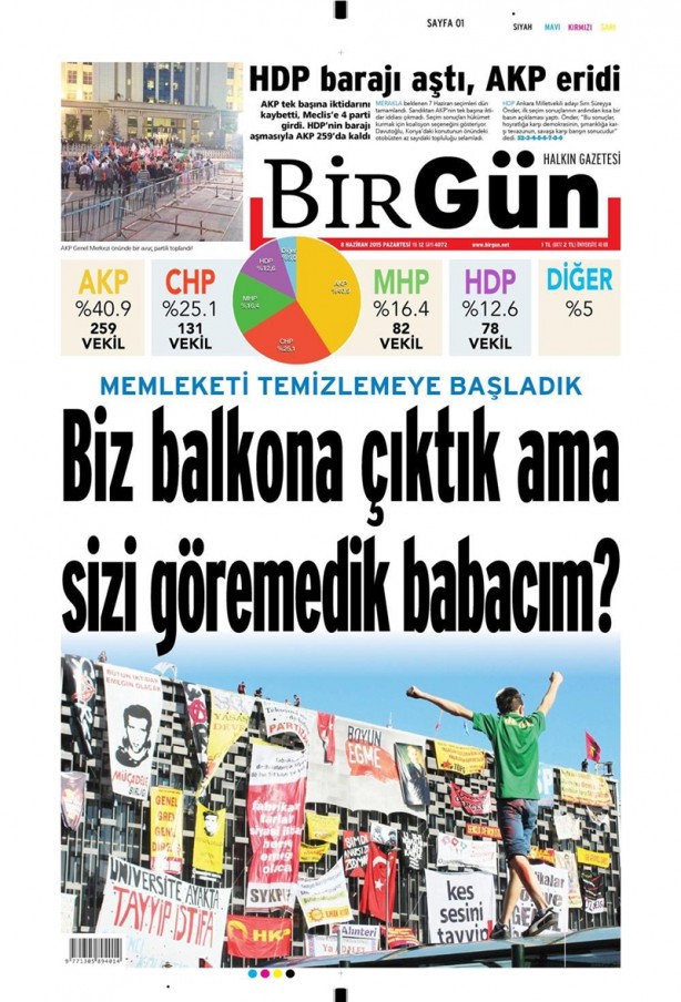 Foto - Seçim sonrası gazete manşetleri