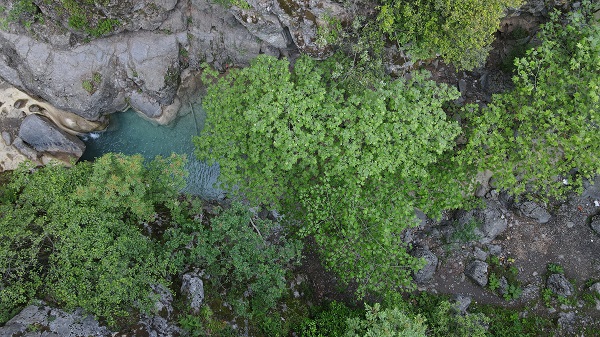 Foto - Şehir merkezinden 10 km uzaklıkta! Saklı Kanyon böyle görüntülendi