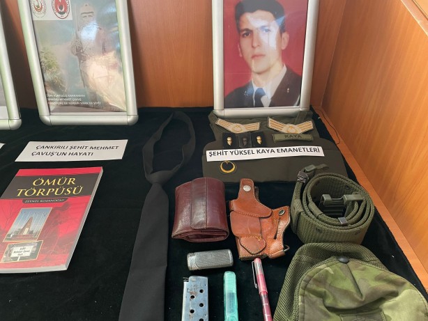 Şehirde bir ilk! Şehitlerden geriye kalanlar müzesi