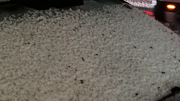 Foto - Şehirde dolu ve sağanak hayatı felç etti