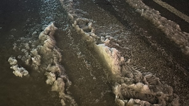 Foto - Şehirde dolu ve sağanak hayatı felç etti