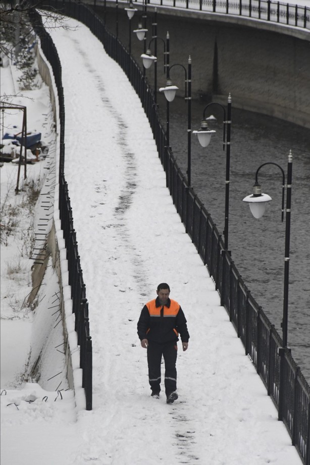 Foto - Şehirde kar yağışı