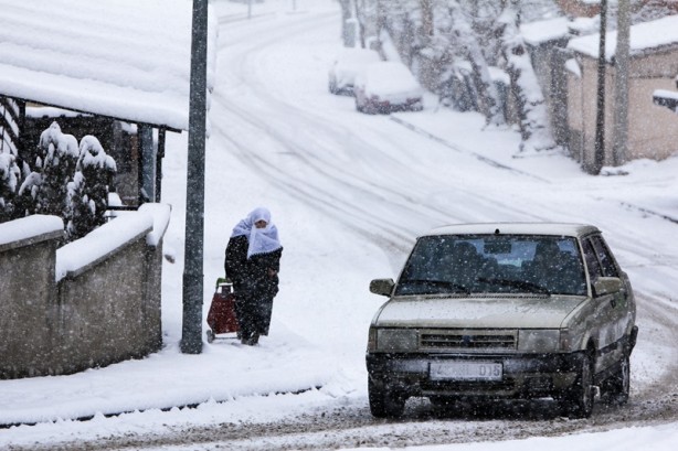Foto - Şehirde kar yağışı