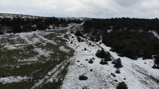 Şehirde Nisan ayında kar sürprizi